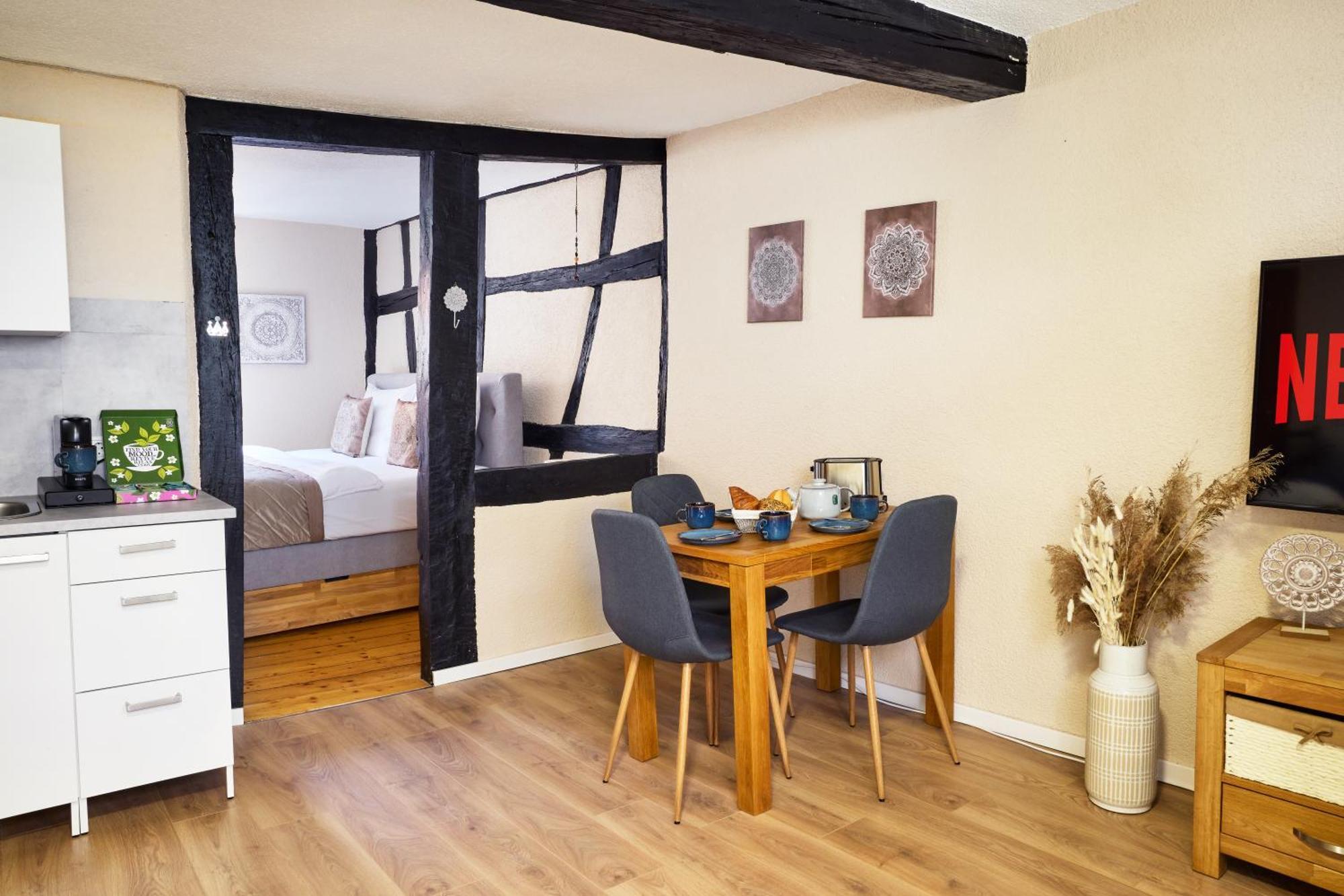 شقة Hygge-Flats - Zentral Fuer 2-4 Personen, Wlan Heppenheim  المظهر الخارجي الصورة