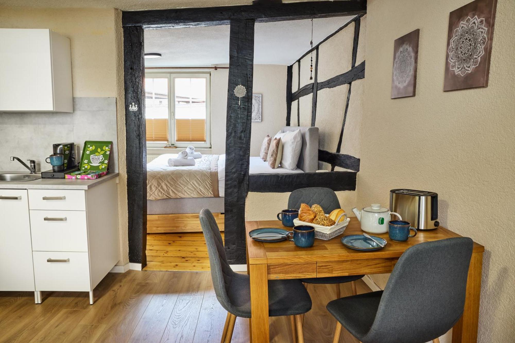 شقة Hygge-Flats - Zentral Fuer 2-4 Personen, Wlan Heppenheim  المظهر الخارجي الصورة
