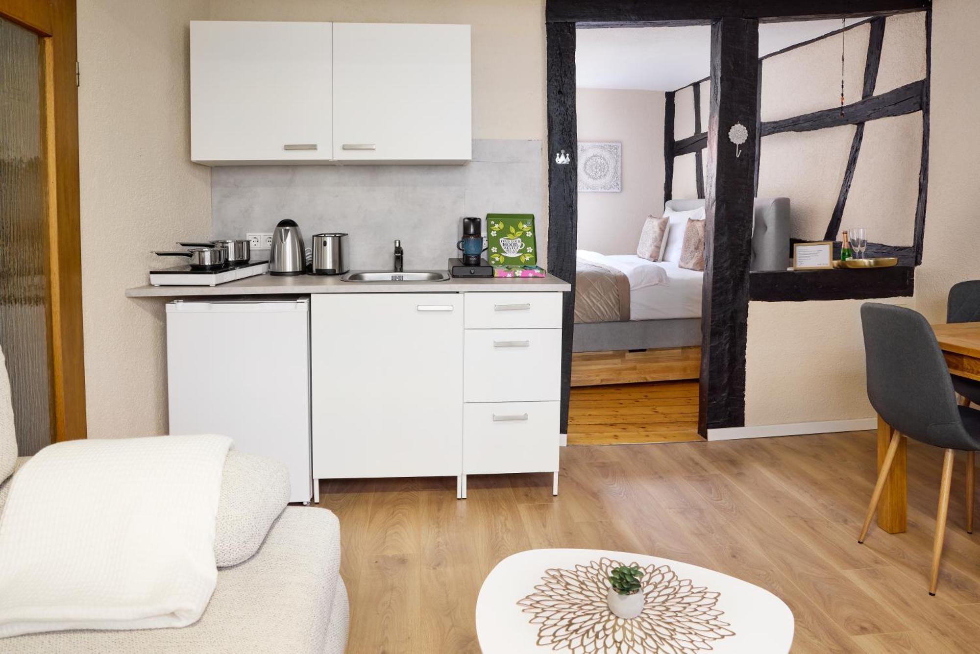 شقة Hygge-Flats - Zentral Fuer 2-4 Personen, Wlan Heppenheim  المظهر الخارجي الصورة